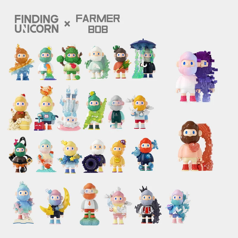 FINDING UNICORN ✖ FARMER BOB - Next Generation·Pixel Universe Series Blind Box (10 Pcs/Whole Set)