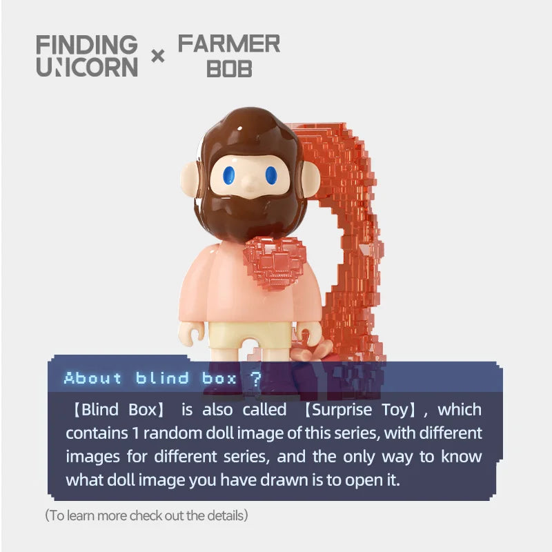 FINDING UNICORN ✖ FARMER BOB - Next Generation·Pixel Universe Series Blind Box (10 Pcs/Whole Set)