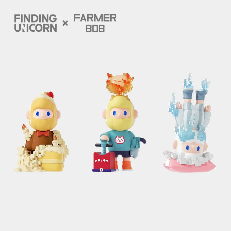 FINDING UNICORN ✖ FARMER BOB - Next Generation·Pixel Universe Series Blind Box (10 Pcs/Whole Set)