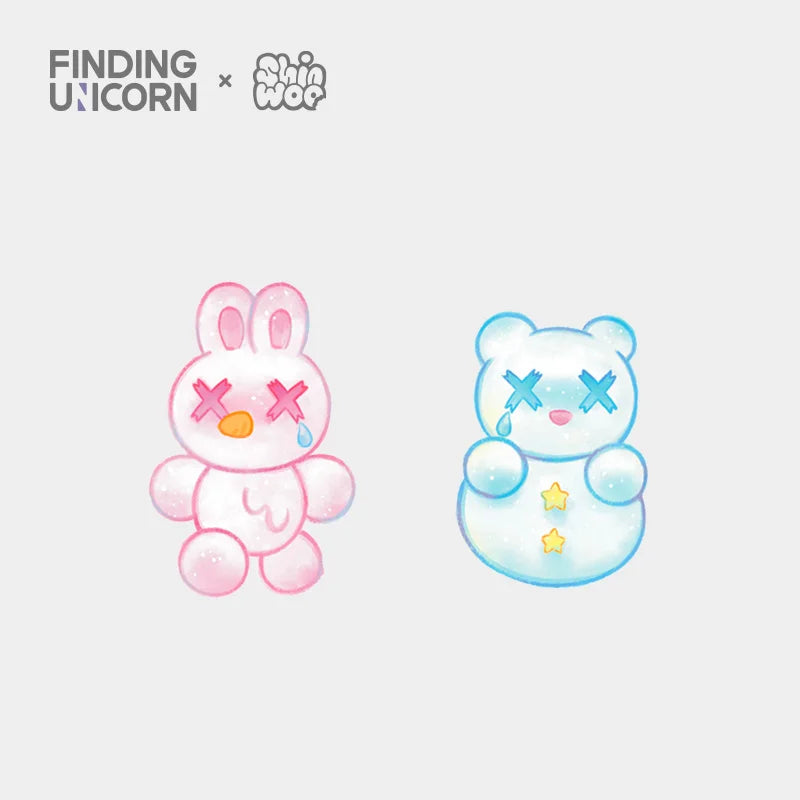 FINDING UNICORN ✖ ShinWoo - The Cold Hug Series Plush Blind Box (6 Pcs/Whole Set)