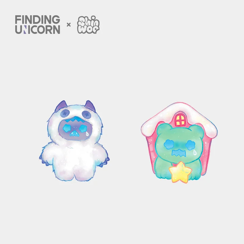 FINDING UNICORN ✖ ShinWoo - The Cold Hug Series Plush Blind Box (6 Pcs/Whole Set)