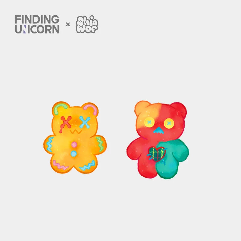 FINDING UNICORN ✖ ShinWoo - The Cold Hug Series Plush Blind Box (6 Pcs/Whole Set)