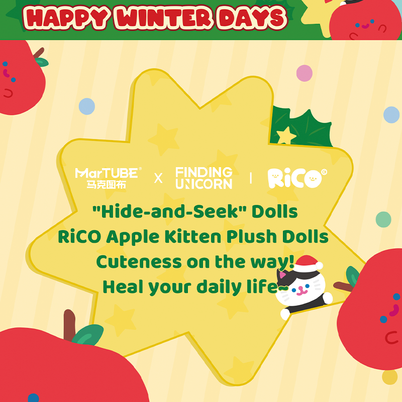 FINDING UNICORN RiCO - Apple Kitten Plush Doll