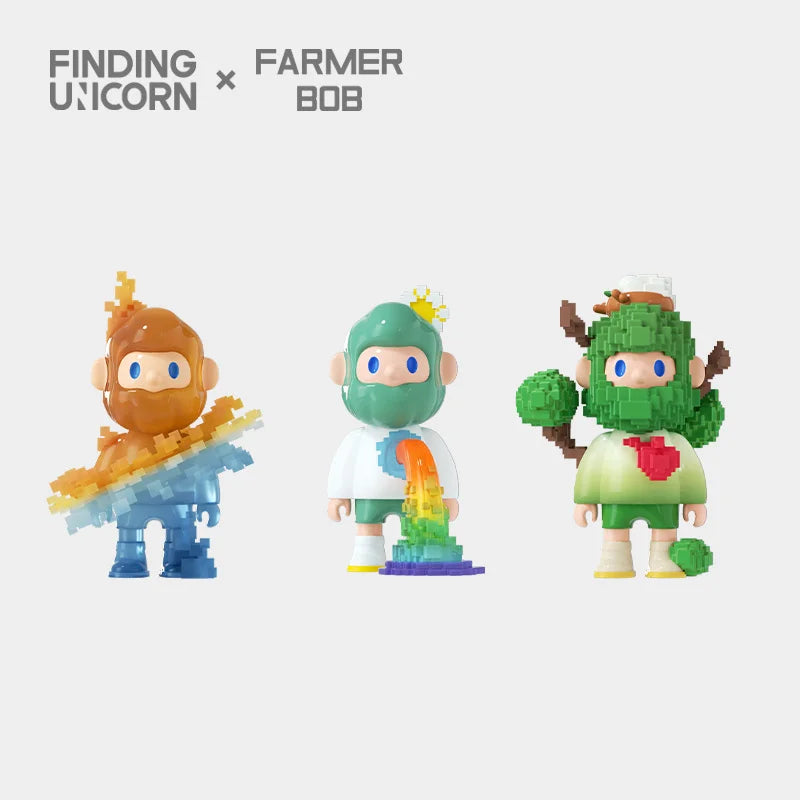 FINDING UNICORN ✖ FARMER BOB - Next Generation·Pixel Universe Series Blind Box (10 Pcs/Whole Set)