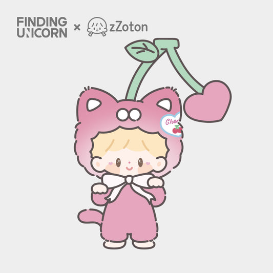 FINDING UNICORN ✖ zZoton - My Little Cat . Fruit Party Series Blind Box (4 Pcs/Whole Set)