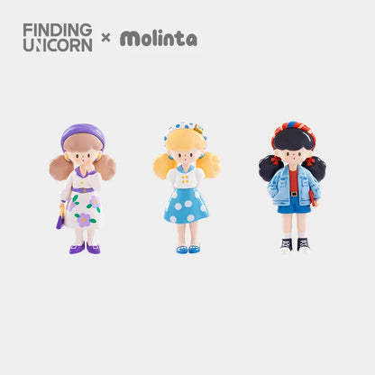 FINDING UNICORN ✖ Molinta - Retro Girls Series Blind Box (9 Pcs/Whole Set)